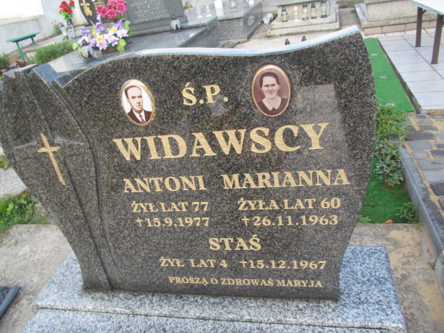 Stanisław Widawski 1964 Wojkowice Kościelne - Grobonet - Wyszukiwarka osób pochowanych