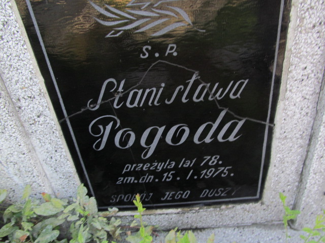 Stanisław Pogoda  Wojkowice Kościelne - Grobonet - Wyszukiwarka osób pochowanych