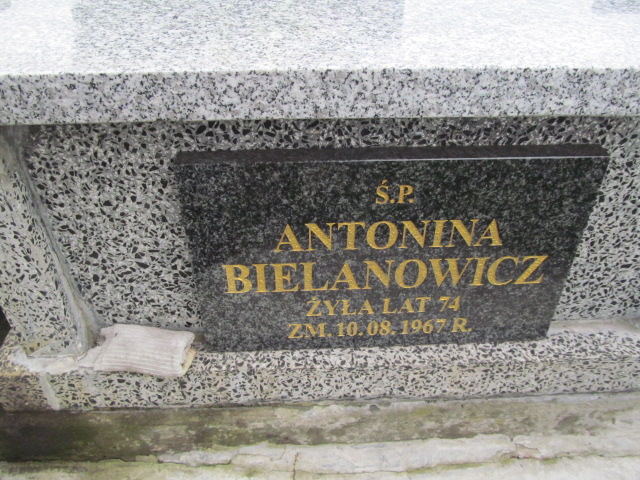 Antonina Bielanowicz 1889 Wojkowice Kościelne - Grobonet - Wyszukiwarka osób pochowanych