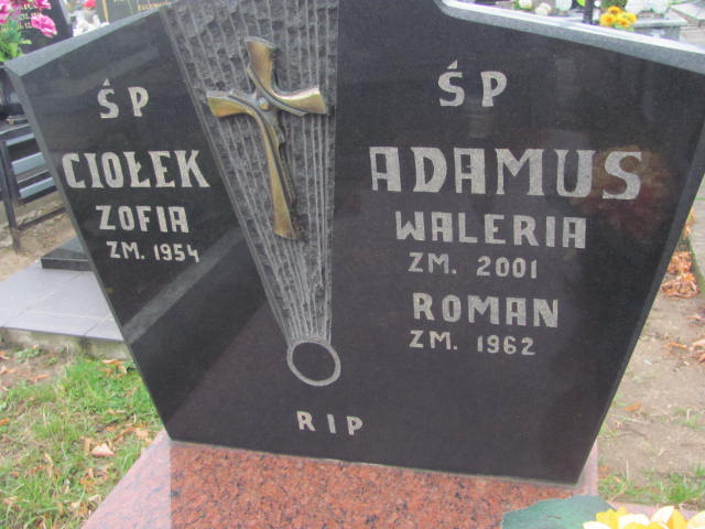 Roman Adamus 1902 Wojkowice Kościelne - Grobonet - Wyszukiwarka osób pochowanych