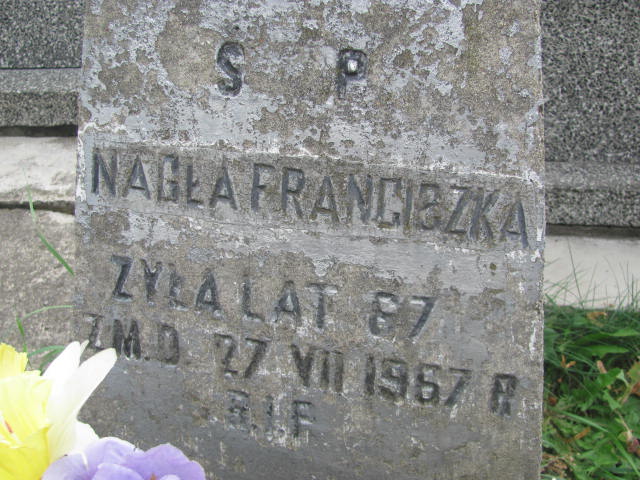 Franciszka Nagły 1887 Wojkowice Kościelne - Grobonet - Wyszukiwarka osób pochowanych