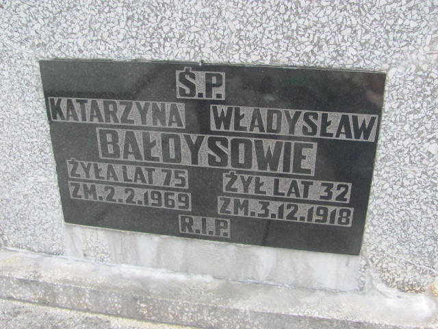 Katarzyna Bałdys Wojkowice Kościelne - Grobonet - Wyszukiwarka osób pochowanych